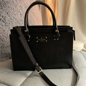 Kate Spade MED Black Satchel Bag